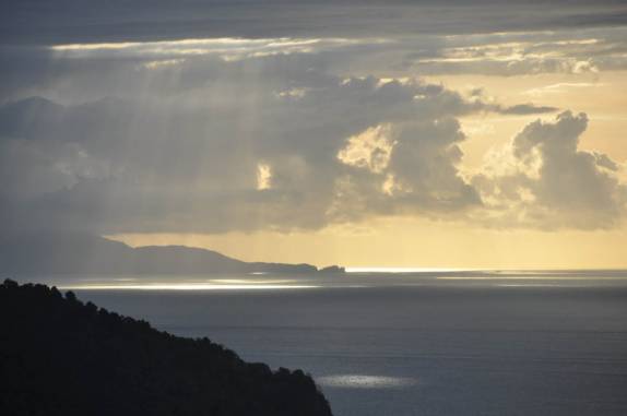 Fim de tarde perto de Maracas Bay, na ilha de  Trinidad